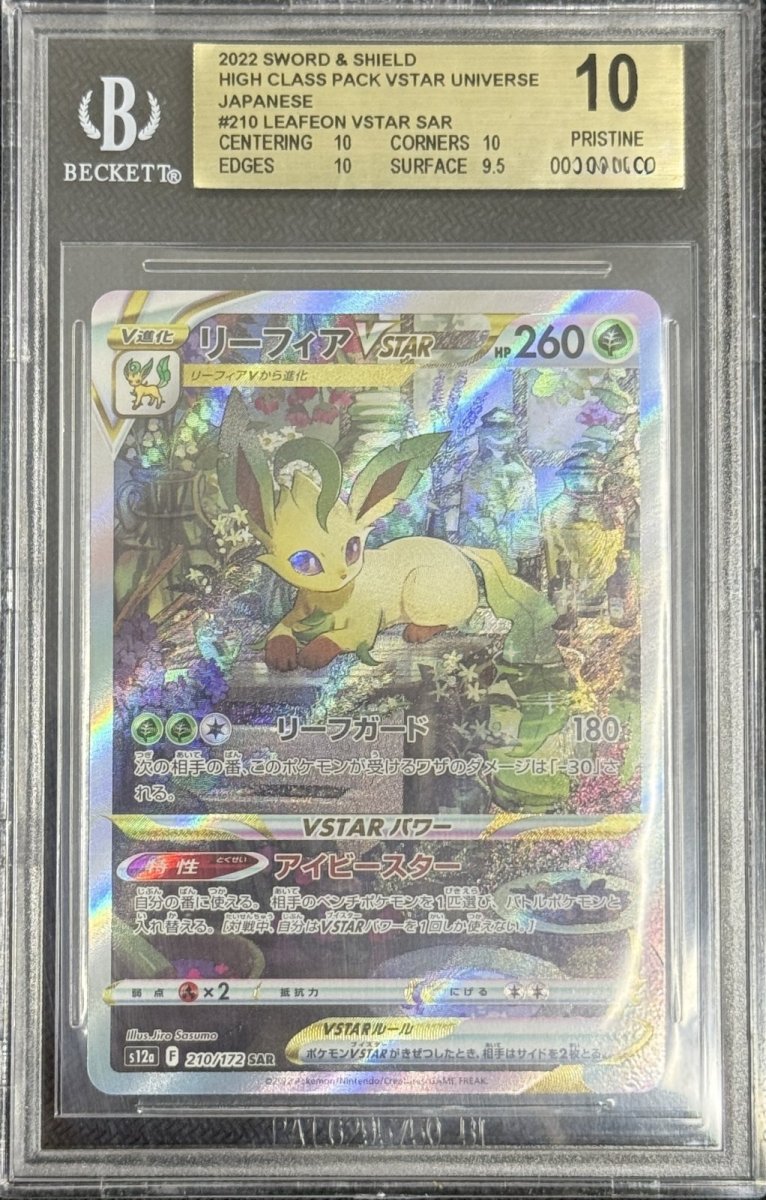 画像1: 【BGS10鑑定済み】リーフィアVSTAT SAR 〔210/172〕 (1)